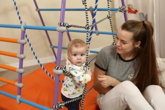Шведская стенка для детей от года Babybarz